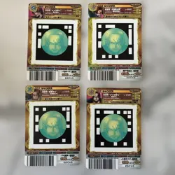 One Piece AR Carddass Shanks 4 Card Set Used Authentic - Image 2