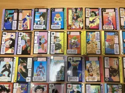 Dragon Ball Carddass Large Set of 50 Cards Used 1989 1995 Anime Collectible - Image 3