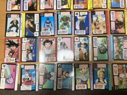 Dragon Ball Carddass Large Set of 50 Cards Used 1989 1995 Anime Collectible - Image 4