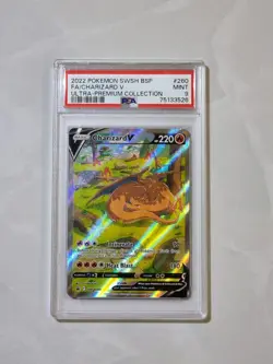 Charizard SWSH 260 Promo Mint 9 PSA Graded Pokemon Card Ultra Premium Collection - Image 1