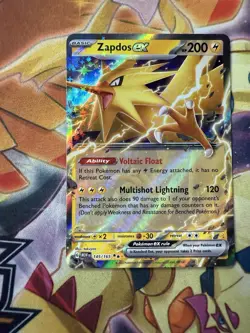 Zapdos ex 145/165 SV: Scarlet & Violet 151 - Pokemon Card - NM - Image 1