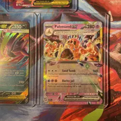 Mega Charizard x EX Mega Gengar Ex Palossand Ex Pokemon Card Lot In Excellent Co - Image 4