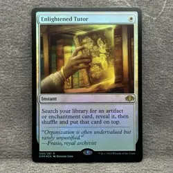 MTG Enlightened Tutor Dominaria Remastered DMR #6 Non-Foil NM Magic Card - Image 1