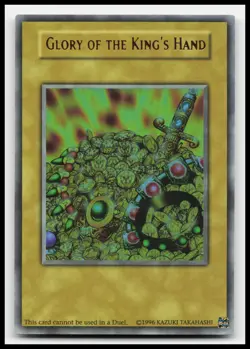Glory of the King's Hand King of Games: Yugi's Legendary Decks Yugioh Card - Image 1
