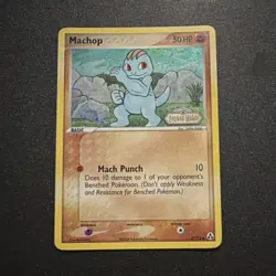 Pokemon Machop Legend Maker 57/92 Reverse Holo Common 50 HP Card 2006 - Image 1