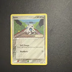 Pokemon Aron Legend Maker 48/92 Reverse Holo Common 50 HP Basic Card 2006 - Image 1
