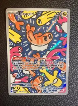 Tatsugiri 186/167 Twilight Masquerade Illustration Rare Card Pokemon TCG Read De - Image 1