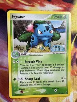 Pokemon TCG Ivysaur EX Crystal Guardians Card 35/100 Reverse Holo Stamped - Image 1