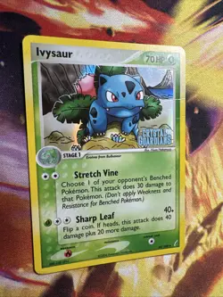 Pokemon TCG Ivysaur EX Crystal Guardians Card 35/100 Reverse Holo Stamped - Image 2