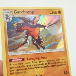 Garchomp 114/236 Sun & Moon Unified Minds Holo Rare 2019 Pokemon TCG Card - NM - Image 2