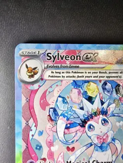Pokemon Sylveon EX Prismatic Evolutions SAR Eeveelution Card 156/131 - Image 3