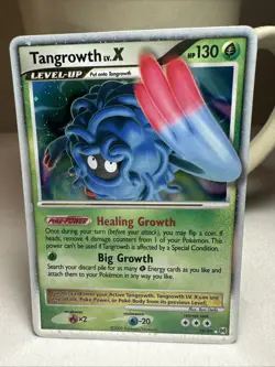 Pokemon TCG Tangrowth LV.X Arceus Holo and Arceus Black Star Promo LP - Image 1
