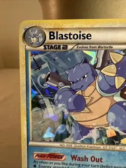 Pokemon Blastoise 13/95 Cracked Ice Holo From 2010 - Image 2