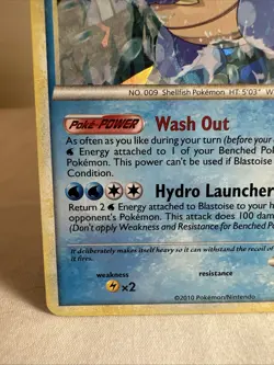 Pokemon Blastoise 13/95 Cracked Ice Holo From 2010 - Image 5