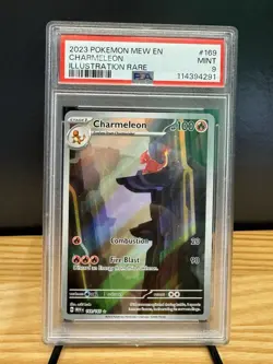 2023 Pokemon Scarlet & Violet 151 Charmeleon Illustration Rare Holo #169 PSA 9 - Image 1