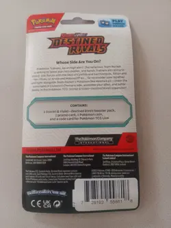 Pokemon TCG Scarlet & Violet Destined Rivals Checklane Blister EEVEE In Hand - Image 2