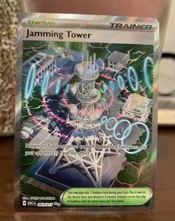 Pokemon TCG Jamming Tower 261/217 Me: Ascended Heroes Holo Card NM - Image 1