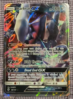 Darkrai GX 88/147 : Burning Shadows - NM/Mint - Pokemon 2017 Full Art Ultra Rare - Image 1