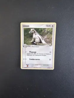Carte Pokemon Lineon 34/106 Holo Reverse Ex Emeraude Fr - Image 1