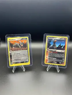 Pokemon Houndoom Lot 2 Cards Dark Houndoom 37/109 + Houndoom 34/97 - Image 1