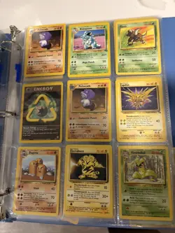 Pokemon Binder Collection Of Vintage WOTC Era Cards, rares - Image 1