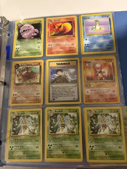 Pokemon Binder Collection Of Vintage WOTC Era Cards, rares - Image 3
