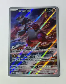 Pokemon Scarlet And Violet Paradox Rift Groudon 199/182 ⭐ MINT 🔥 - Image 1