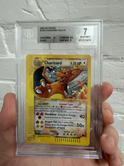 Skyridge Crystal Charizard Holo Pokemon Card 146/144 - BGS 7 NM - Image 1