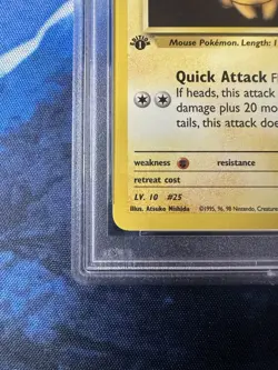 Pokemon 2000 Lt. Surge’s Pikachu 1st Ed. Gym Challenge 84/132 PSA 10 GEM MT💎 - Image 3