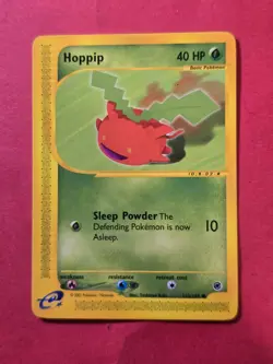 2002 Pokemon-e Expedition Base Set #112 Hoppip, C, NF/H, cd1 - Image 1