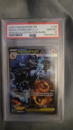 Pokemon Mega Charizard X ex 125/094 Phantasmal Flames Holo PSA 10 Rare - Image 1