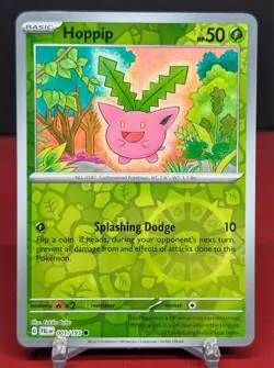 Pokemon Hoppip #001/193 English Paldea Evolved Reverse Holo - Image 1