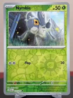 Pokemon Nymble #014/182 English Paradox Rift Reverse Holo - Image 1