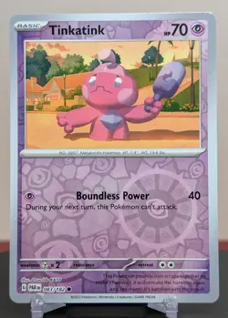 Pokemon Tinkatink #083/182 English Paradox Rift Reverse Holo - Image 1