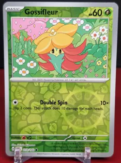 Pokemon Gossifleur #010/142 Scarlet & Violet Stellar Crown Reverse Holo - Image 1