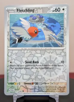 Pokemon Fletchling #121/142 English Stellar Crown Reverse Holo - Image 1