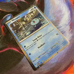 Wooper Cosmos Holo (155) - Scarlet & Violet Black Star Promo - Pokemon TCG - NM - Image 2