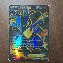 Pokemon Lucario EX Full Art Ultra Rare Holo XY-Furious Fists 107/111 180 HP - Image 1