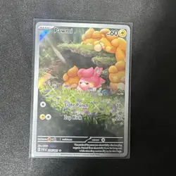Pokemon TCG Pawmi Scarlet & Violet: Paldean Fates 226/091 Holo Illustration Rare - Image 1
