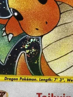 2002 Pokemon Dragonite 9/165 Expedition E-reader Holo Rare Swirl! Vintage LP + - Image 2