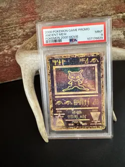2000 Pokemon Game Promo Ancient Mew Pokemon 2000 Movie PSA 9 MINT-SWIRL!! - Image 1