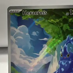 Pokemon TCG SV Paldea Evolved Heracross Illustration Rare 194/193 NM One Owner - Image 3