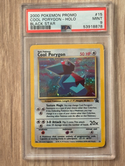 Pokemon COOL PORYGON Black Star League Promo #15 PSA 9 # 53918878 - Image 1