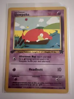 Slowpoke 67/82 1st Edition Common Excellent Condition Team Rocket WOTC - Image 1