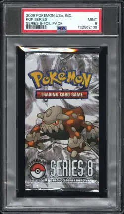 2008 Pokemon USA INC. Pop Series 8 PSA 9 Foil Pack MINT Heatran Trusted Seller! - Image 1