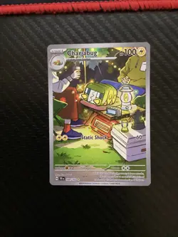 Pokemon Charjabug 169/162 Temporal Forces Illustration Rare Full Art Holo NM - Image 1
