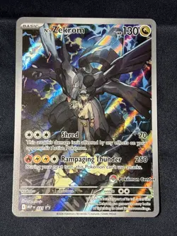N's Zekrom Ascended Heroes ETB Promo Pokemon Center Stamped MEP 031 - Image 1