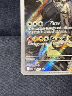 N's Zekrom Ascended Heroes ETB Promo Pokemon Center Stamped MEP 031 - Image 2