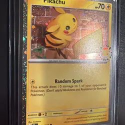 Pokemon TCG Pikachu 051/162 Stamped 2026 Pokemon Day 30 Promo NM - Image 2