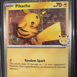 Pokemon TCG Pikachu 051/162 Stamped 2026 Pokemon Day 30 Promo NM - Image 4